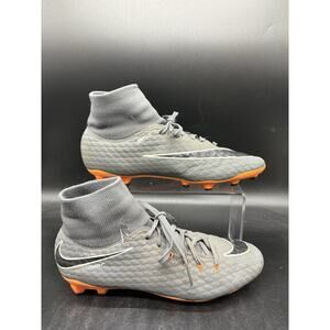 Nike Hypervenom Phantom 3 DF FG Soccer Cleats 5Y Grey Orange AH7293-081 397561_01.jpg.jpeg main image 2